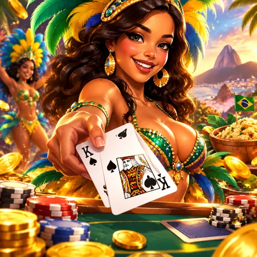 Tela de blackjack automático em celular com cartas digitais